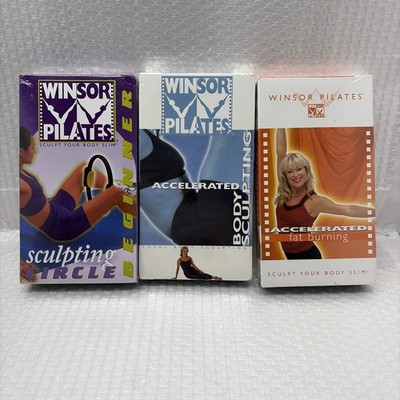 Windsor Pilates Body Sculpting VHS Tapes - Lot of 3 - BRAND NEW SEALED