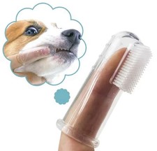 Super Soft Pet Finger Toothbrush Teddy Dog Brush Bad