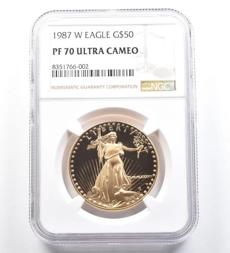 1987-W American Gold Eagle 1 oz Proof — photo from the most recent tracked eBay sale