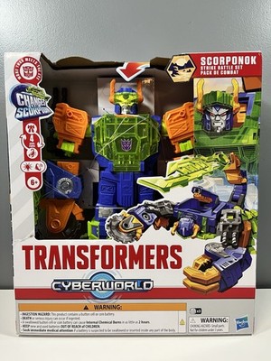Transformers Cyberworld Scorponok 14  Figure Strike Battle Set  New In Box!!