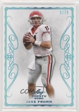 2020 Leaf Trinity Platinum /75 Jake Fromm #09 0a3