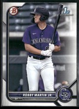 2022 Bowman #BP-43 Robby Martin Jr. Prospects