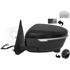 VAN WEZEL Außenspiegel links für Nissan Qashqai II J11 J11_