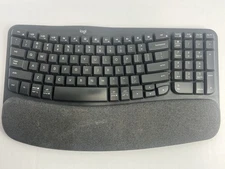 Logitech Wave Keys MK670 Combo Wireless Ergonomic Keyboard Graphite w/ Dongle