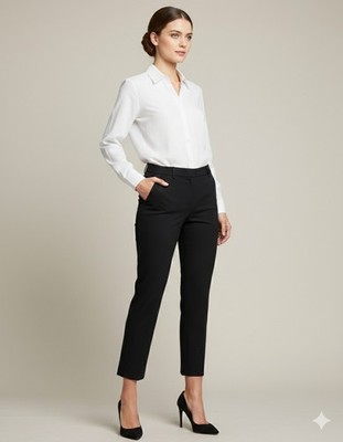 ROBERTO CAVALLI CAREER DRESS PANTS SIZE 42 ITALIAN-