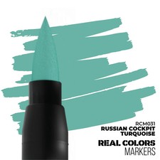 AK Interactive RCM031 Real Colors Markers Russian Cockpit Torquoise