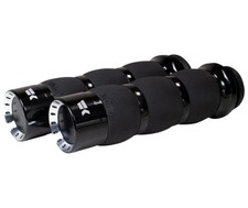 Khrome Werks 500130 Air Cushion Turbine Grips (Black)