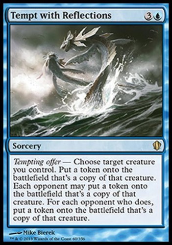 Tempt with Reflections - Medium Play MTG Commander 2013 Edition