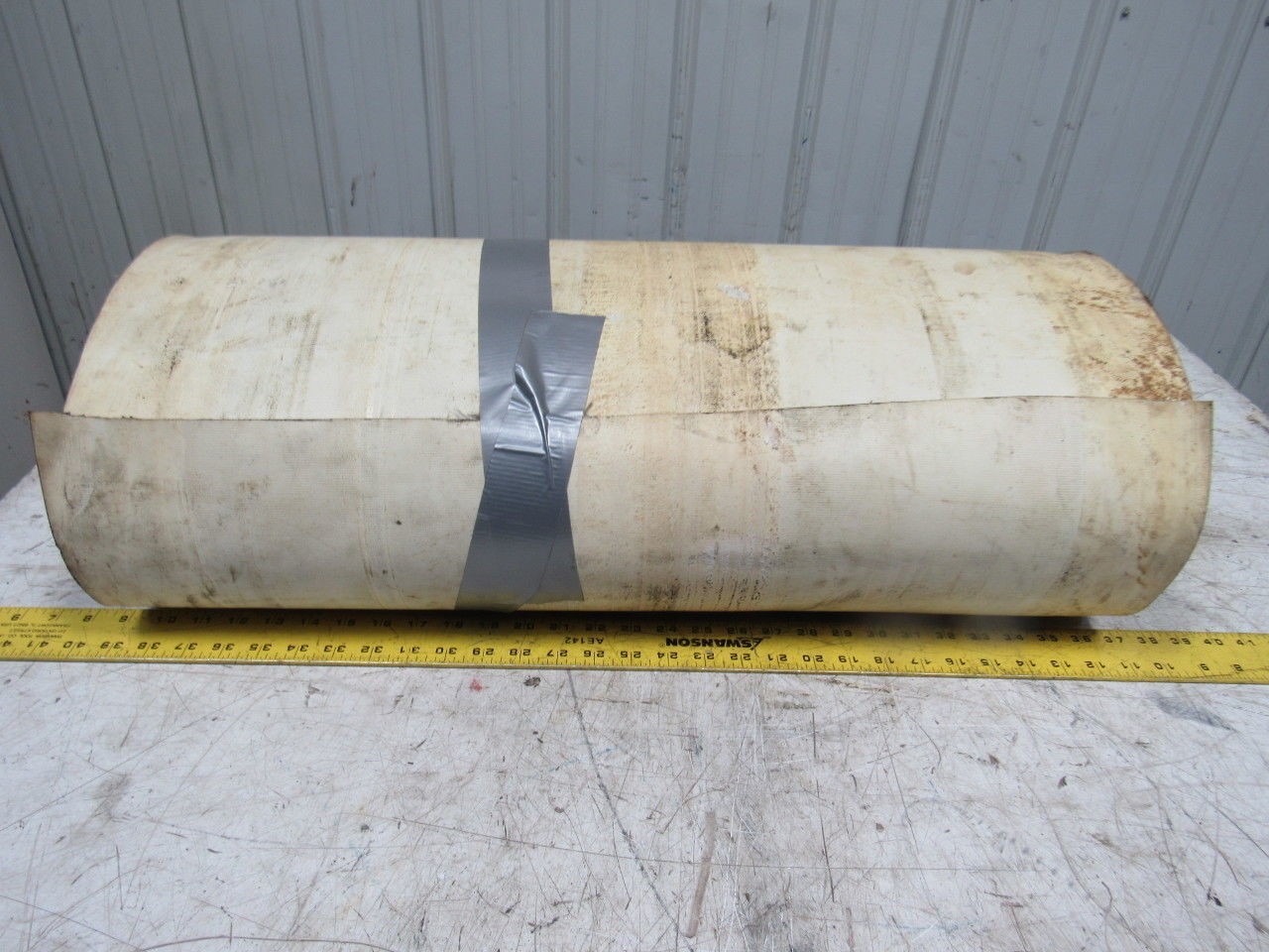 2 Ply Woven Back PVC Smooth Top Conveyor Belt 28"x79"x0.0825"
