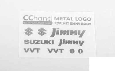 Metall Embleme MST 1/10 CMX mit Jimny J3 Karosserie (silber) VVV-C0656 RC4WD SPIELZEUG