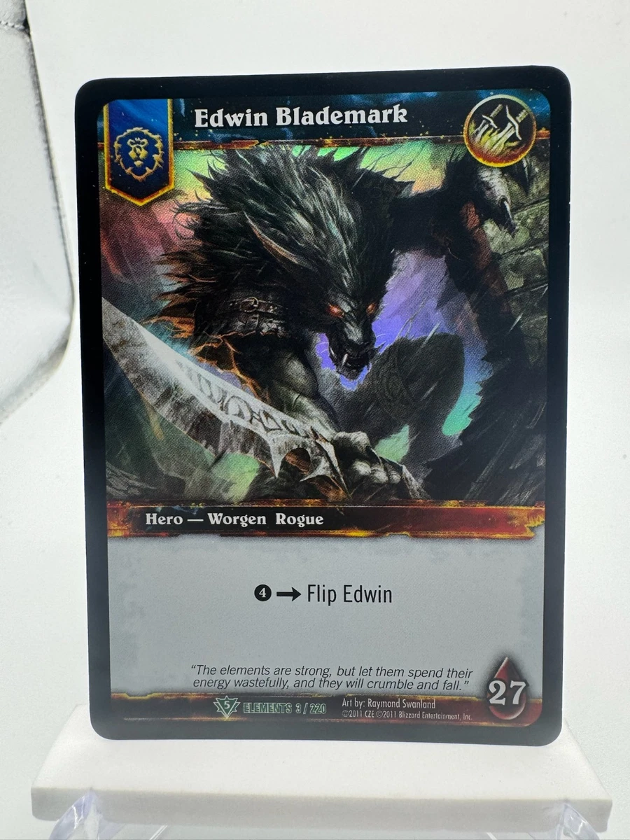World of Warcraft TCG War of the Elements Trading Card Games for