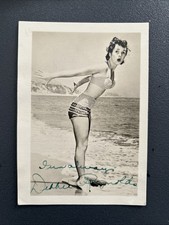 Vintage 1950s Autographed DEBBIE REYNOLDS  PHOTO MOVIE ACTRESS MGM