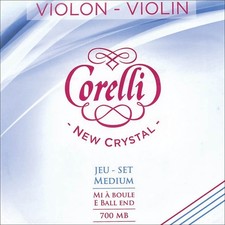 Crystal Violin String Set - Medium, ball end E