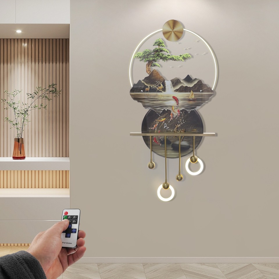LED Light Decor Wall Art 3D Art Wall Decor with Light Decors Walls ...