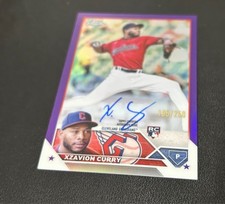 2023 Topps Chrome - Xzavion Curry Rookie Auto Purple Refractor #RA-XC /250 RC