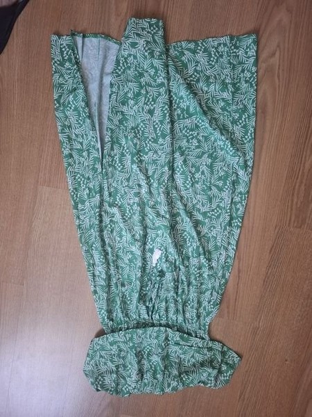 Women Dress Green Chiffon 38