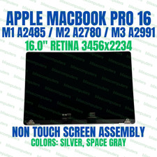 Apple MacBook Pro 16" 2021 A2485 Lcd Display Assembly Space Gray 661-21968