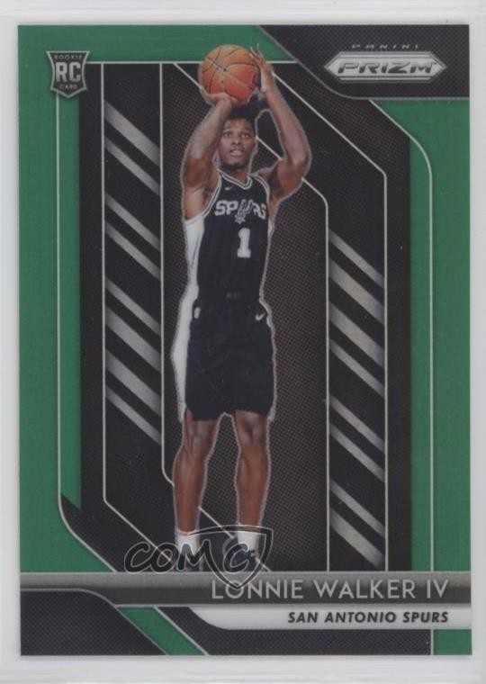 2018-19 Panini Prizm Green Prizm Lonnie Walker IV #251 Rookie RC 06ja
