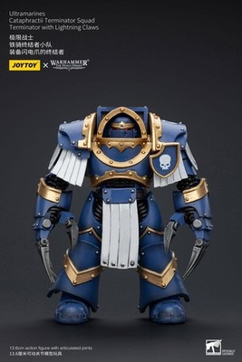 JoyToy    Ultramarines Cataphractii Terminator mit Lightning Claws (1/18) aus EU