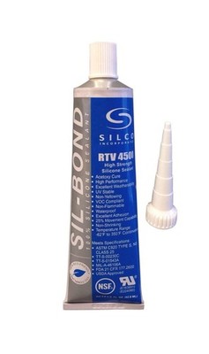 Food Grade NSF RTV Silicone Sealant Adhesive White 2.8 Ounce (1)