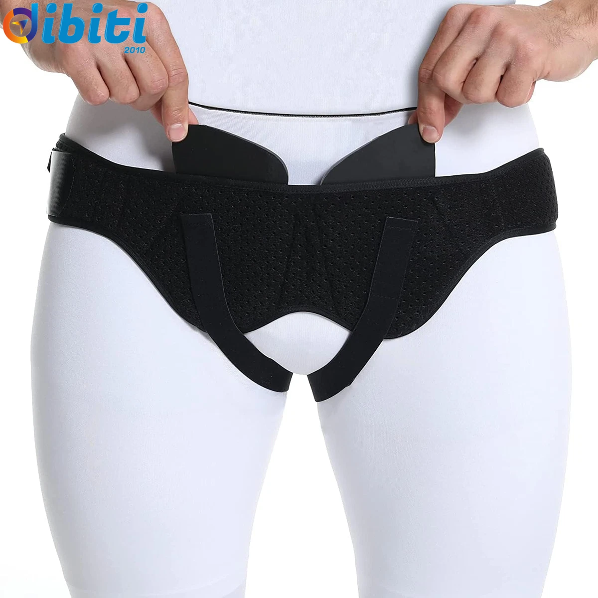 Inguinal Hernia Truss per il lato destro e sinistro, per doppia
