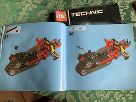 LEGO Technic 8272, two-in-one, Bulldozer & Snowmobile Set; 331 pc., adult Owned