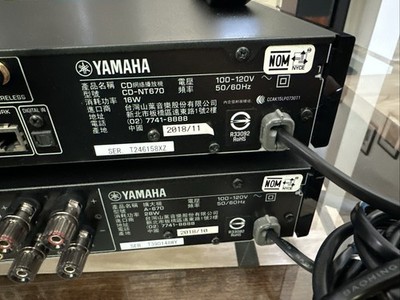 YAMAHA CD NT670 , Amp A 670 70W DAC, MUSIC CAST, NET RADIO