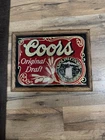 VINTAGE Adolph Coors Golden Colorado Americas Fine Light Beer Bar Man Cave Sign