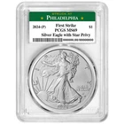 2024 (P) $1 1-oz American Silver Eagle Star Privy PCGS MS69 FS Philadelphia