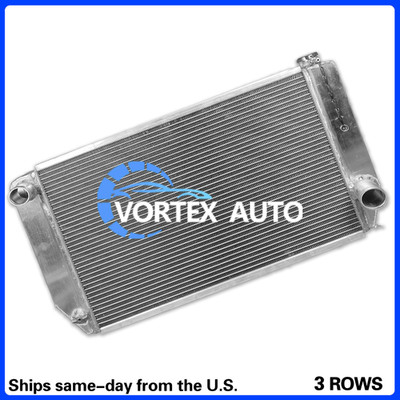 1-25241-X Universal Aluminum Performance Radiator For 27.5in x 15.5in x 3in GM