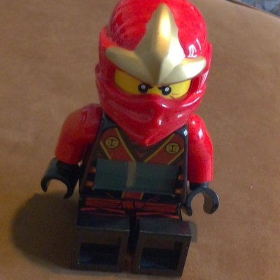LEGO Ninjago Kai Red Ninja Minifigure with Gold Helmet | eBay