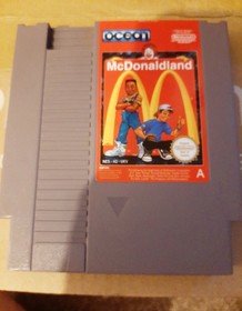 McDonaldland Video Game for NES, Complete in Box, Great Condition