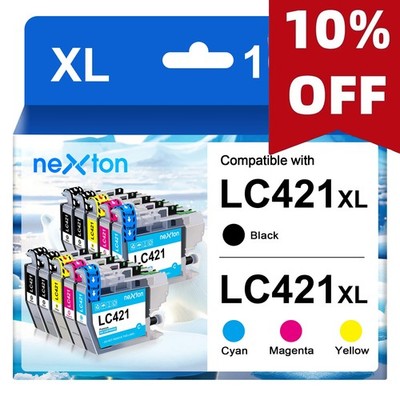 SET PATRONEN XL Für Brother LC-421 DCP-J 1050DW 1140DW 1800 DW MFC-J 1010 DW