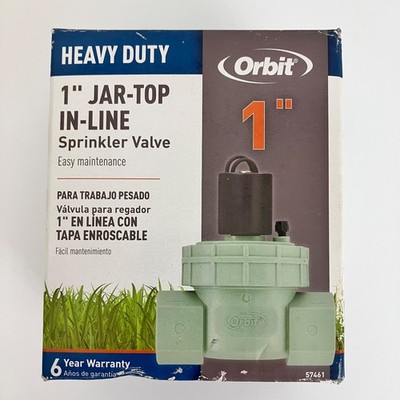 Orbit irrigation 1'' Heavy Duty Jar-Top In-Line Sprinkler Valve   Model 57461