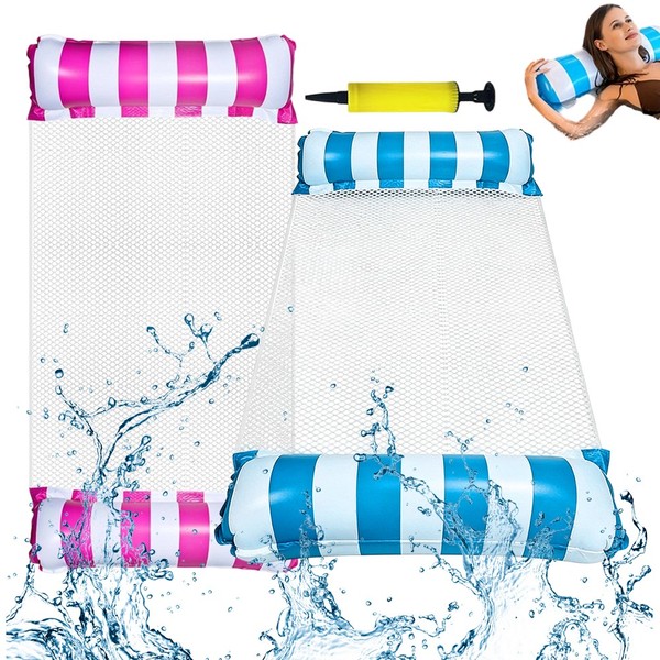 Deluxe Aufblasbare WasserhäNgematte Schnell Aufblasbar FüR Pool Und Strand-image
