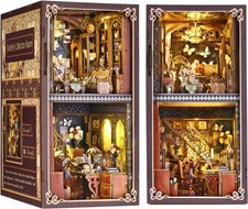 Zum Selbermachen BookNook Miniatur Puppenhaus Kit Schmetterling Sammelraum 3D Holzpuzzle