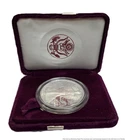 1990 S American Silver Eagle 1ozt 999 Fine Proof US Coin Bullion w/ Orig Box