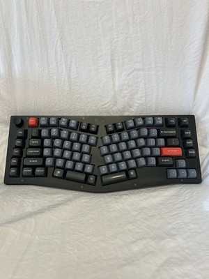 Keychron V10 C1, Wired, Alice Split, Frosted Black, Keychron K Pro Red Switch