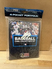 Ultra Pro 4 Pocket Portfolio Baseball Card Collector's Kit, 2 Unopened Packs.