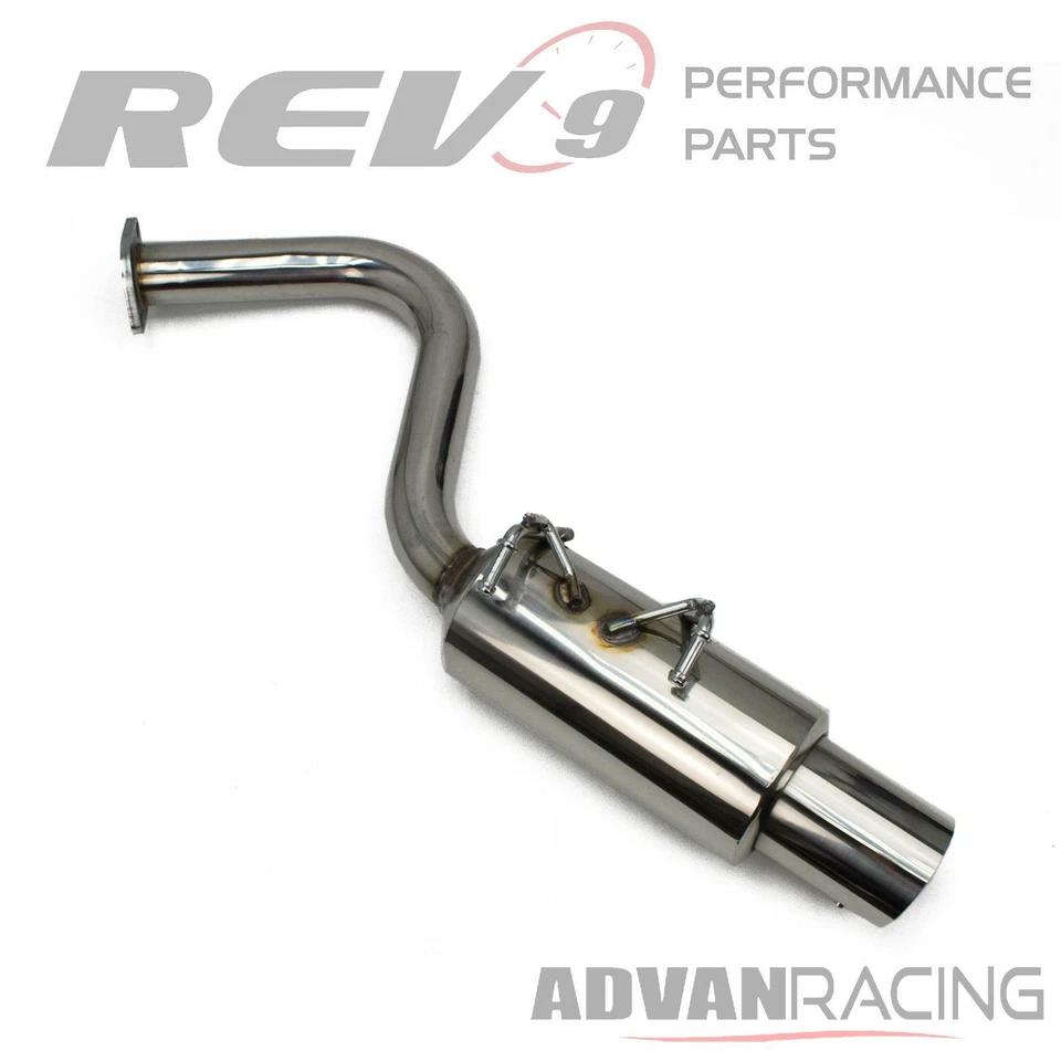 Kit de escape trasero gato salida única acero inoxidable Rev9 para SCION FR-S 13-16 4"... Foto 2 de 4