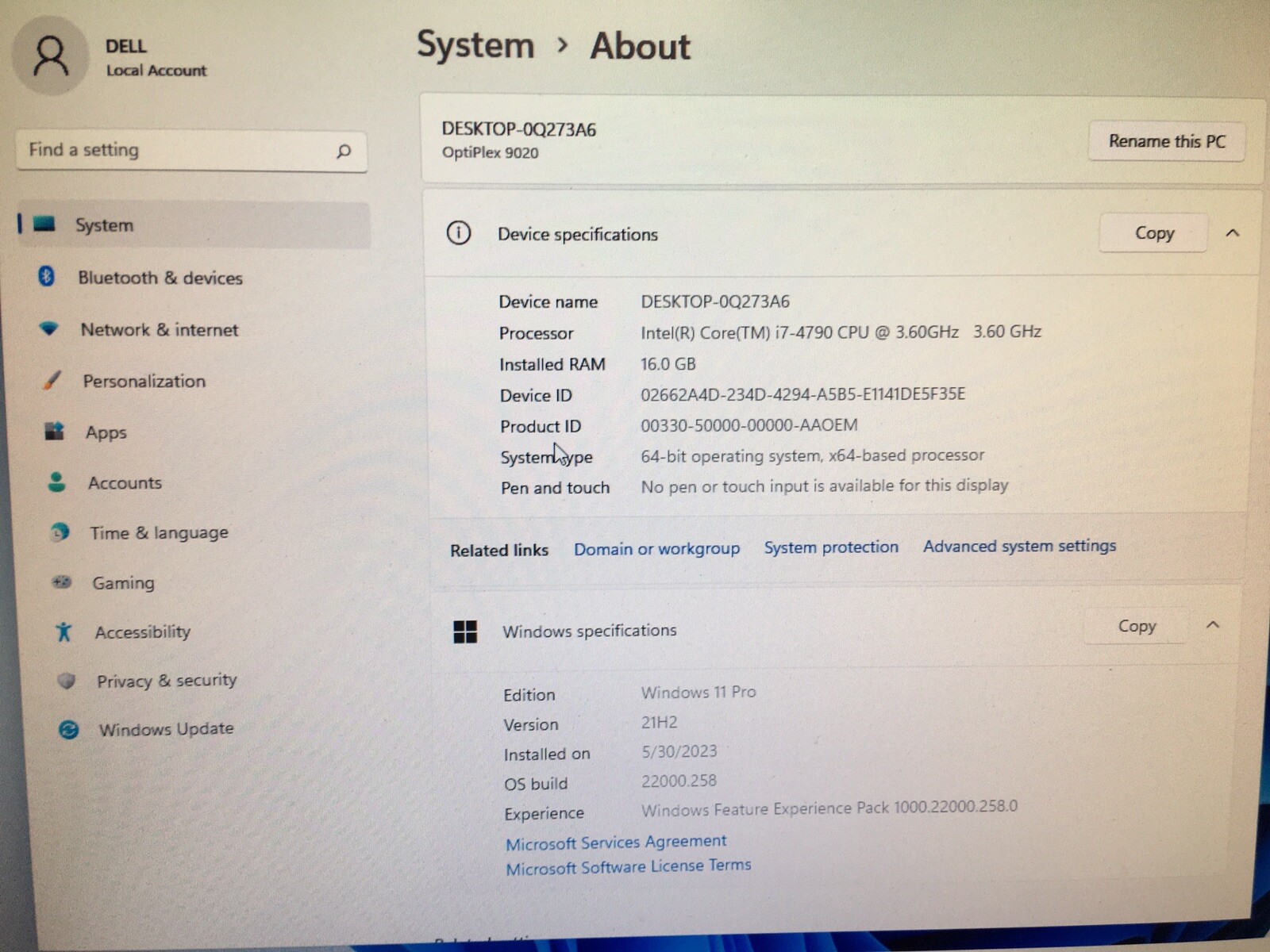Dell Optiplex 9020 MT 500gb HDD Windows 11 i 7 4790 quad 3.60ghz 16gb ram dvd - Picture 5 of 6