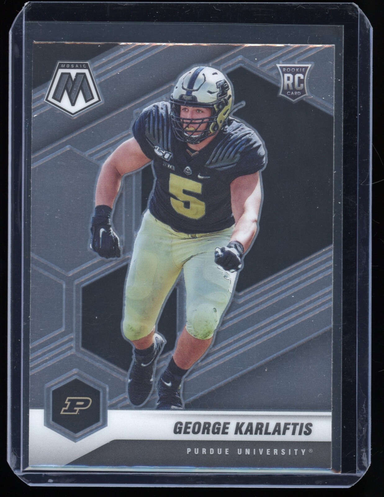 George Karlaftis 2022 Panini Mosaic Draft Picks Base #94 Purdue University