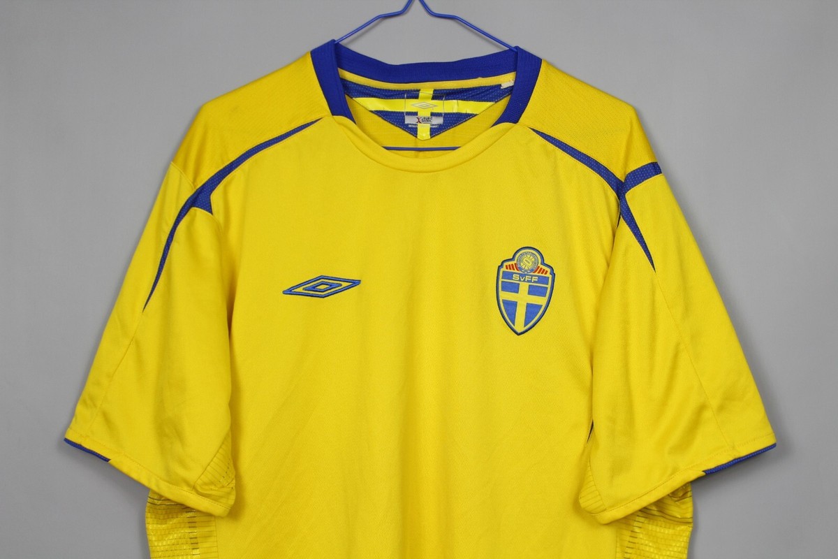 【00s】UMBRO スウェーデン代表 サッカー ゲームシャツ イエロー XL 00s】UMBRO スウェーデン代表 サッカー ゲームシャツ イエロー