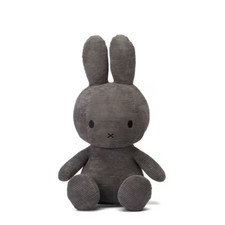 BON TON TOYS Miffy Corduroy Plush doll 70cm GREY Japan NEW