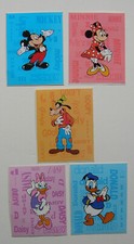 5 Disney Character Decal/ Stickers-Mickey, Minnie, Goofy, Donald, Daisy NEW
