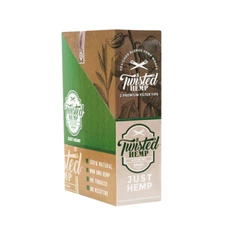 Twisted Hemp 2 Leaf per Pack 15 Count Box 30 Rolling Papers (Just Hemp)