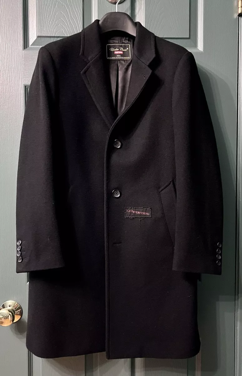 Supreme Undercover wool over coat S ブラック