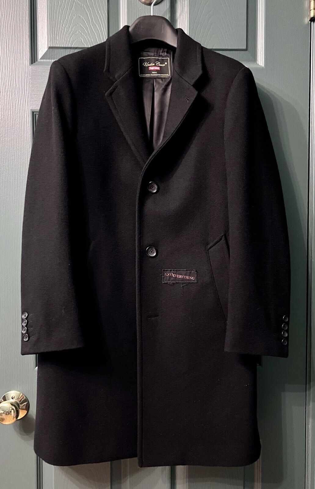 supreme undercover wool overcoat16aw