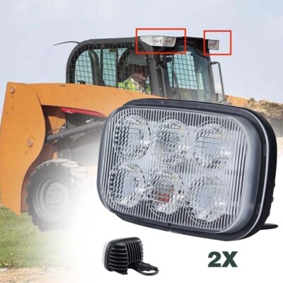 LED Skid Steer Headlight fits New Holland L213 C238 L221 L215 L216