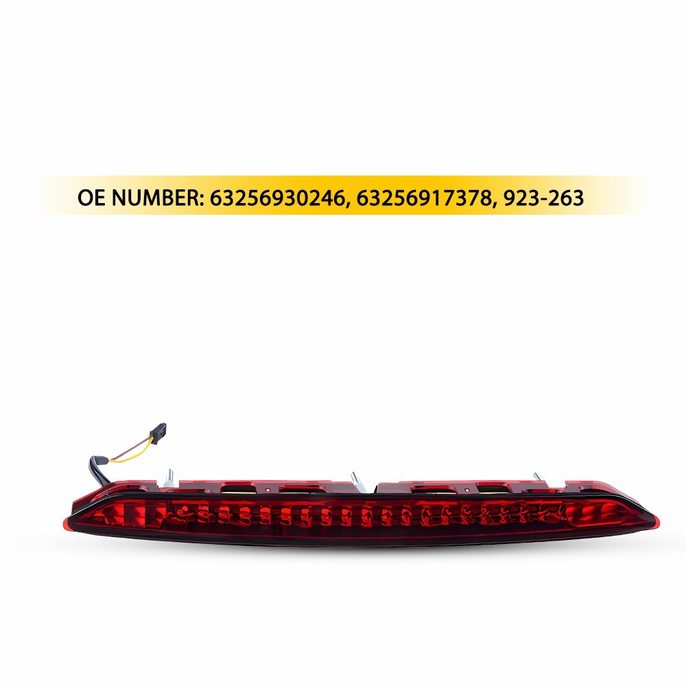 For 2003-2008 E85 Z4 BMW 3rd Trunk Third Brake Stop Light Red Lens